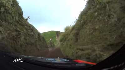 Another example on the dangers rally drivers have to face sometimes. They can't have time to enjoy the beautiful scenery, but we do.
