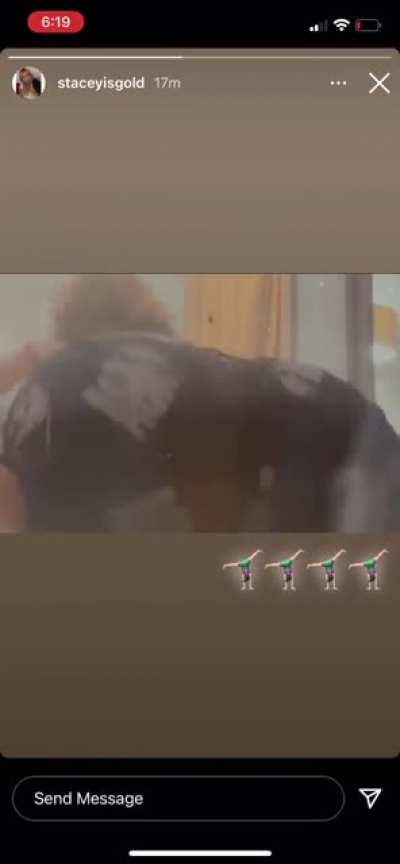 From her ig story