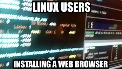 Installing a web browser on Linux