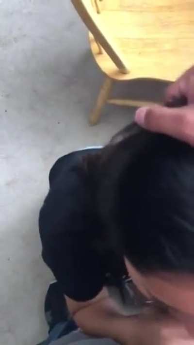 Sister’s friend sucked me off so good I made her swallow my load