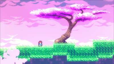 Made a Celeste wallpaper loop