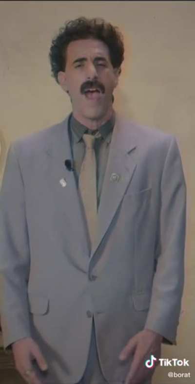 An official statement from Borat