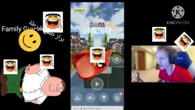 مضحك فاميلي غي Flying Gorilla Ninja Fortnite 😂😂😂14<wbr>4p