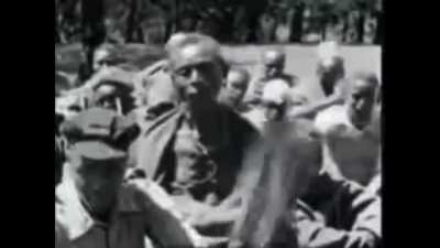 DDT sprayed on children to prevent polio