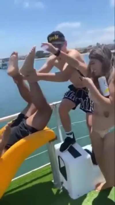 To slide gracefully.