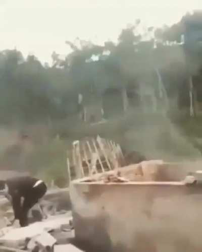 Never ever bully a wall