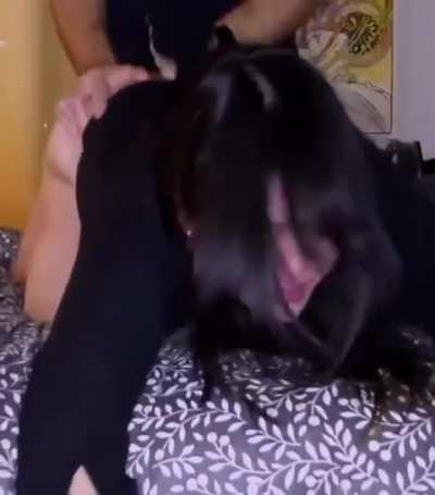 Asian slut rough fuck