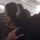 On a Plane . Full service. First class [gif]