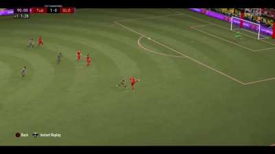Just trying to clear the ball to end the game aaaaaand this happens...