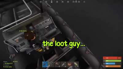 You’re gonna be the loot guy...