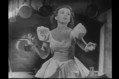 Ilene Woods, the original voice actress for Cinderella. Singing 
