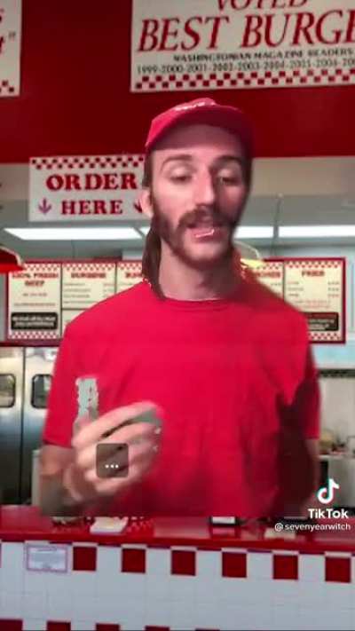 Five Guys burgers are expensive