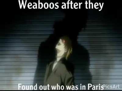They told me who it was.