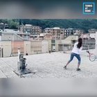 Doing sport during the lockdown, Liguria, Italy