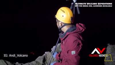 Rudest volcano in Indonesia