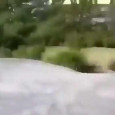 Riding on a slippery mountain and still survived