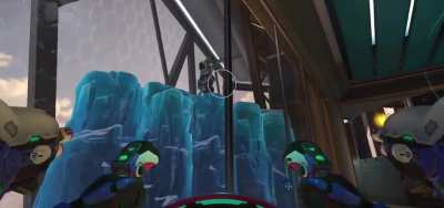 Uhh…was opponent’s Mei throwing or is it a bug and she’s stuck? She was there my final 3 respawns