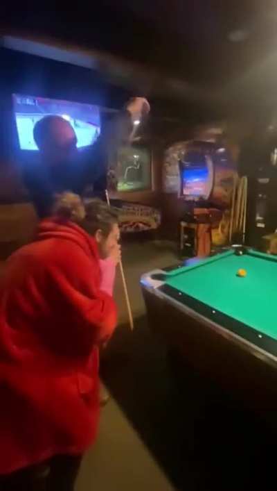 Pool shot