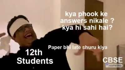 CBSE ANSWER KEY IS LUL
