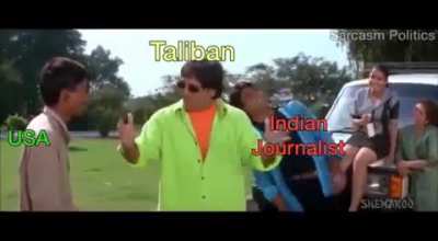 Condition of Indian journalists defending Taliban.