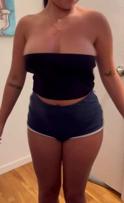 Do you like when my perky tits drop out? (OC)