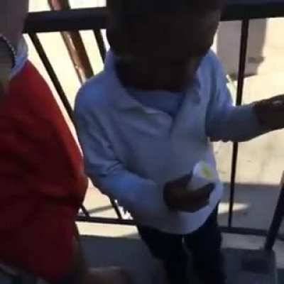 He dddnt want tha shit.