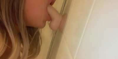 I love practicing on my dildo in the shower 😈💦