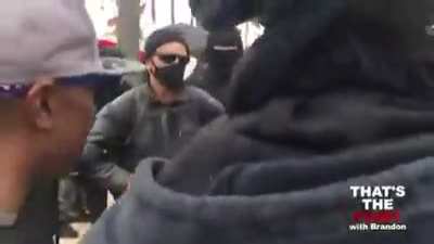One man stands up to mob