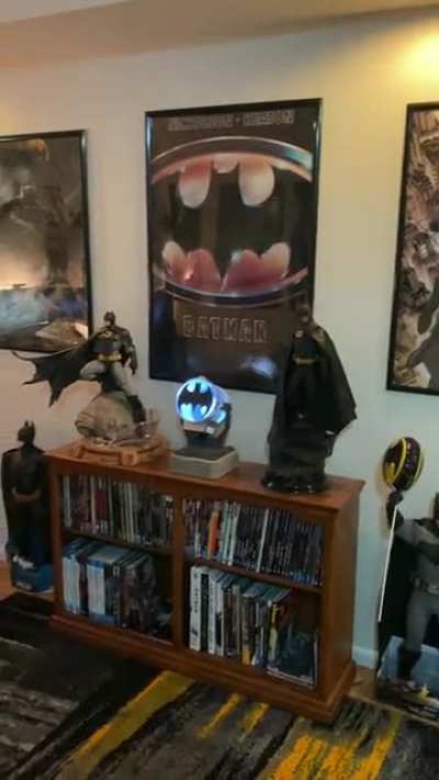 One last look at my Batcave before I have to pack it all up and move it all across the country to our new house 😭