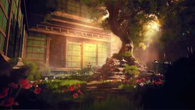 Asian Garden in 4K