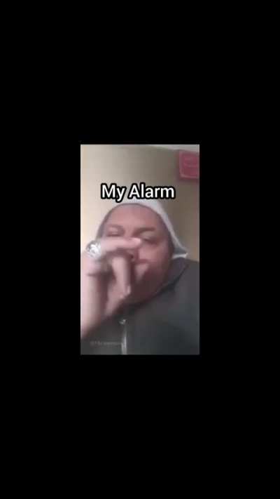 Alarm is my only bad honest friend i have