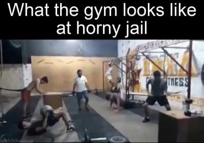 Horny gym