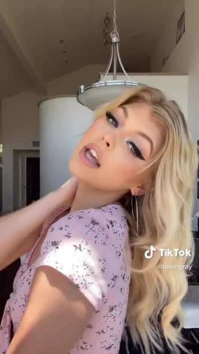 Almost a nip slip. Love sassy Loren