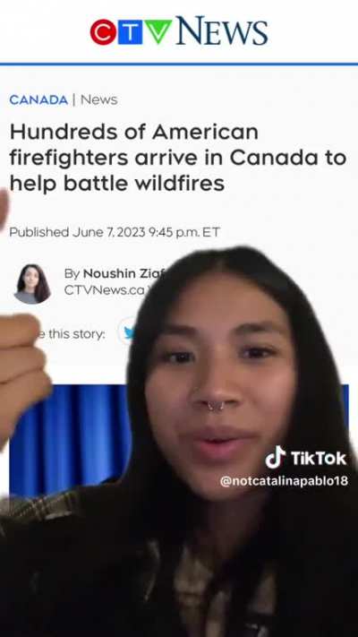 Canadian falls for wild fire bait.