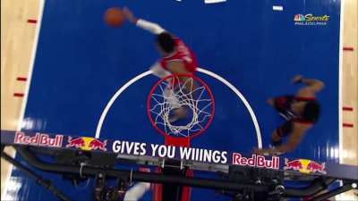 [Highlight] Drummond with the HUGE block on Precious Achiuwa to preserve the lead!