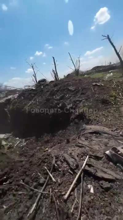 Bakhmut direction. Ukrainian soldier gets wounded in a battle. He posted it in his telegram channel, he's fine now and is getting a proper medical treatment now