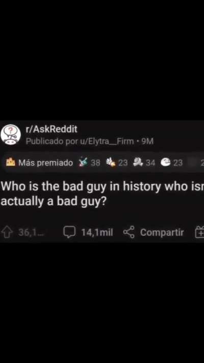 Who was it?