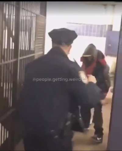 Single NYPD officer fights off clan of mutants in the Subway