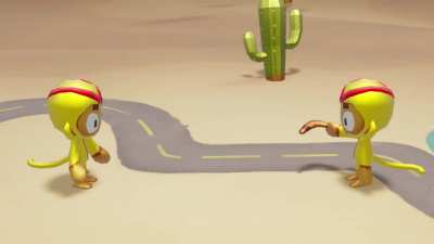 Boomerang monkeys in their free time: