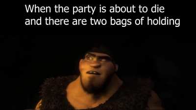 Big brain party moment