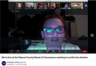 Wayne County election challenger getting some things off her chest
