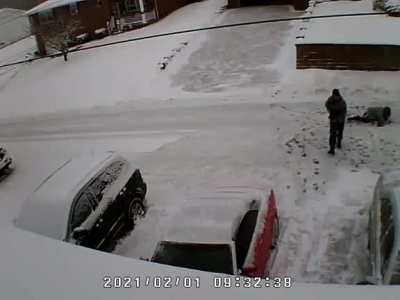 Guy shoots his neighbours after an argument