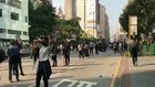 500m human supply chain is formed at Nathan Road. They are trying to save students at PolyU.