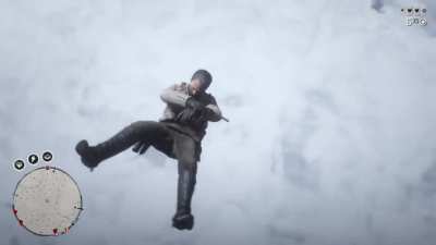 You can carry someone with you while getting launched
