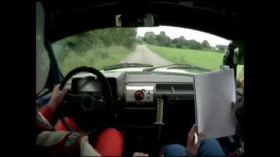 Brake failure leads to spectacular crash
