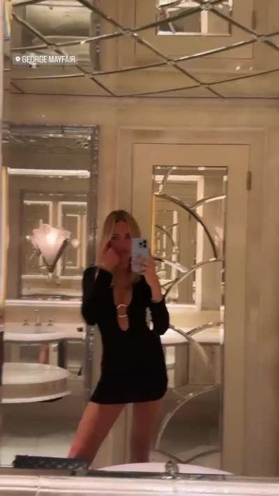 Kimberley | black dress | IG Story | August 2023 