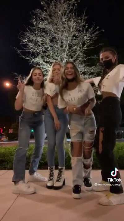 Blond in the middle