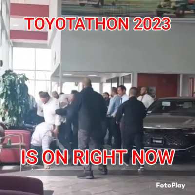 Made this from the car salesmen fighting each other. 