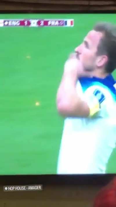 When Harry Kane missed the penalty against France