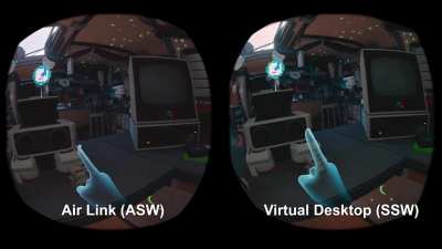 Virtual Desktop 1.20.9 Beta Update - Synchronous Spacewarp (SSW) on Quest 2